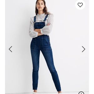 NWT Madewell skinny overalls -Groveland wash